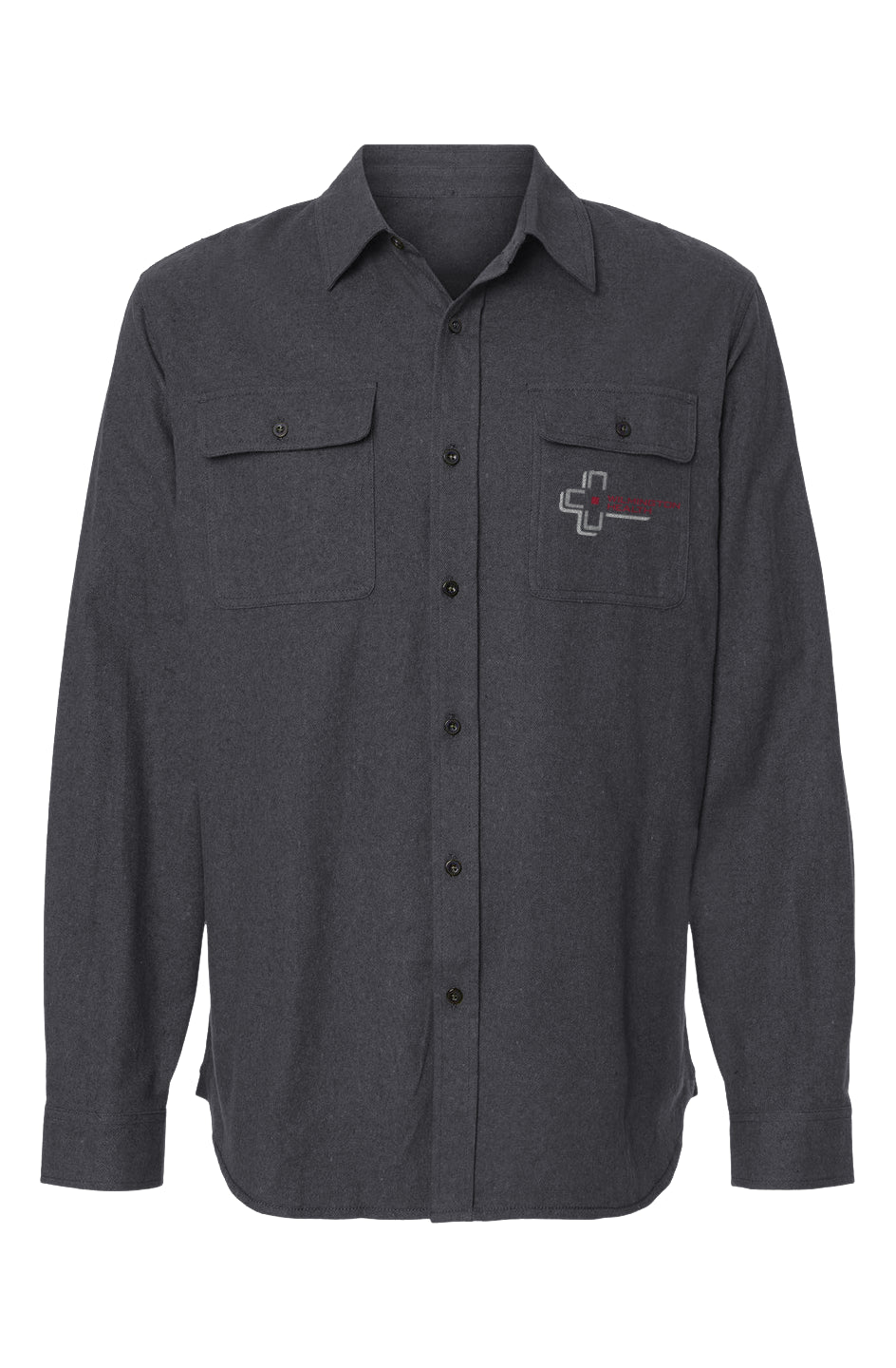 Men's Solid Flannel Shirt