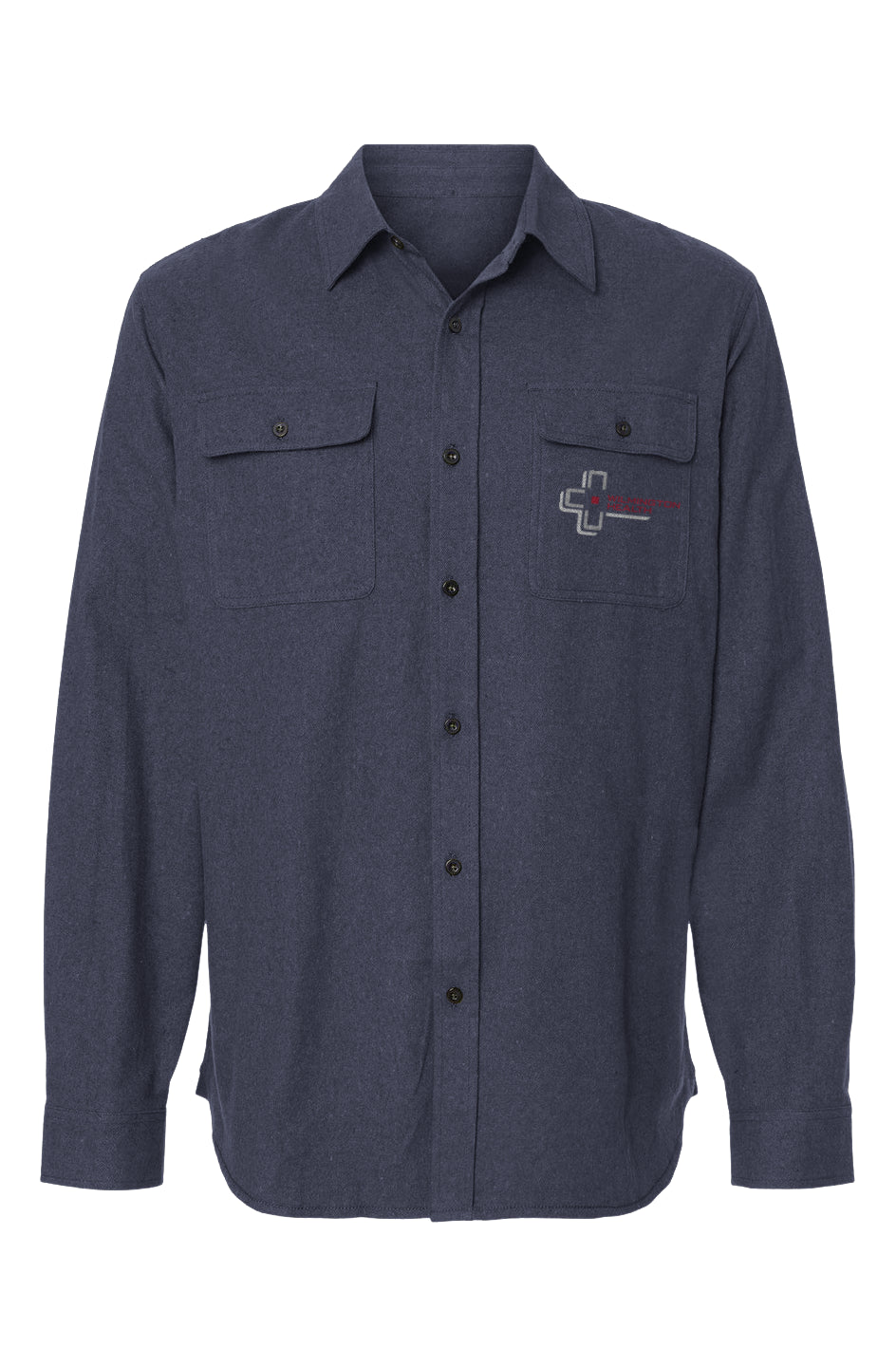 Men's Solid Flannel Shirt
