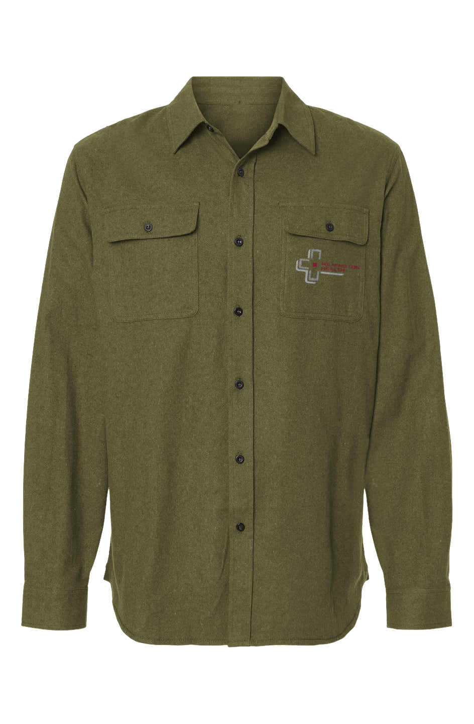 Men's Solid Flannel Shirt