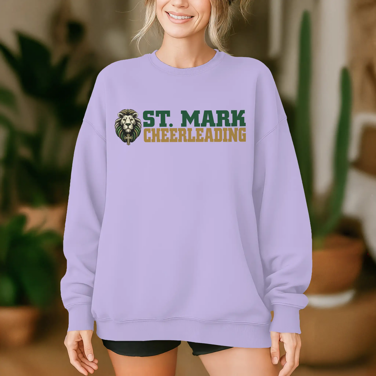 St. Mark Catholic Cheerleading Midweight Sweatshirt