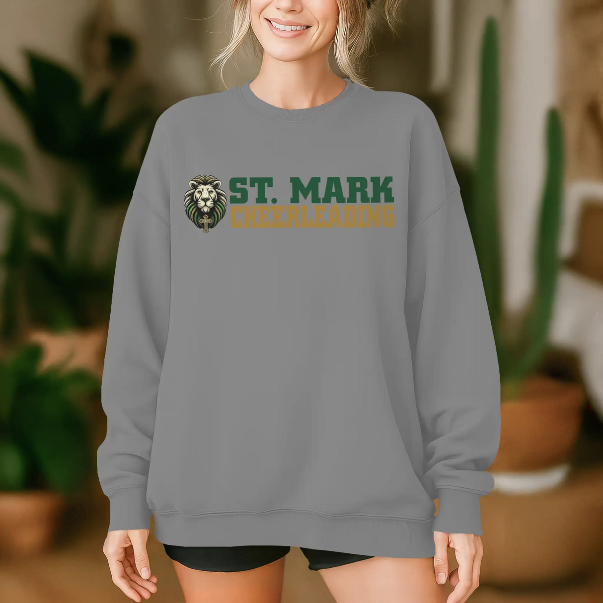 St. Mark Catholic Cheerleading Midweight Sweatshirt