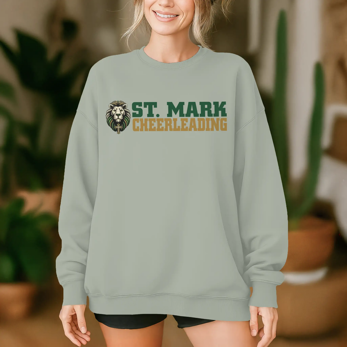 St. Mark Catholic Cheerleading Midweight Sweatshirt