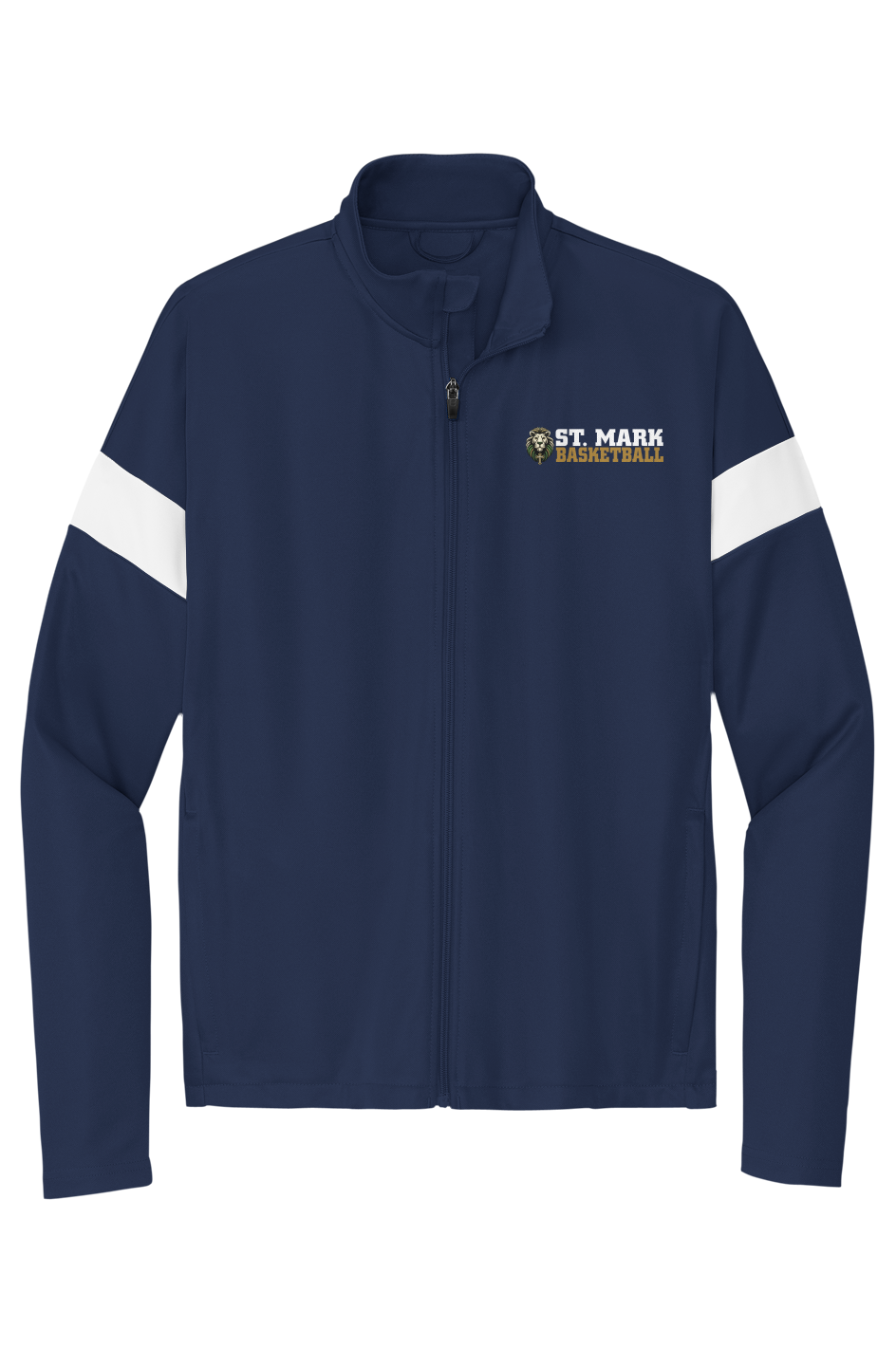 St. Mark Catholic Basketball Active Jacket Full Zip Jacket - Embroidered