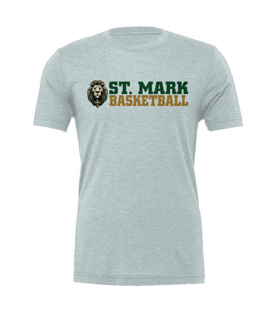 St. Mark Catholic Basketball Triblend Tee