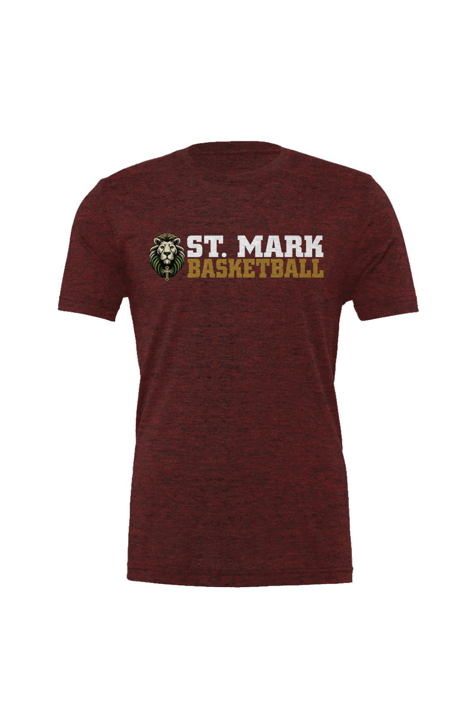 St. Mark Catholic Basketball Triblend Tee