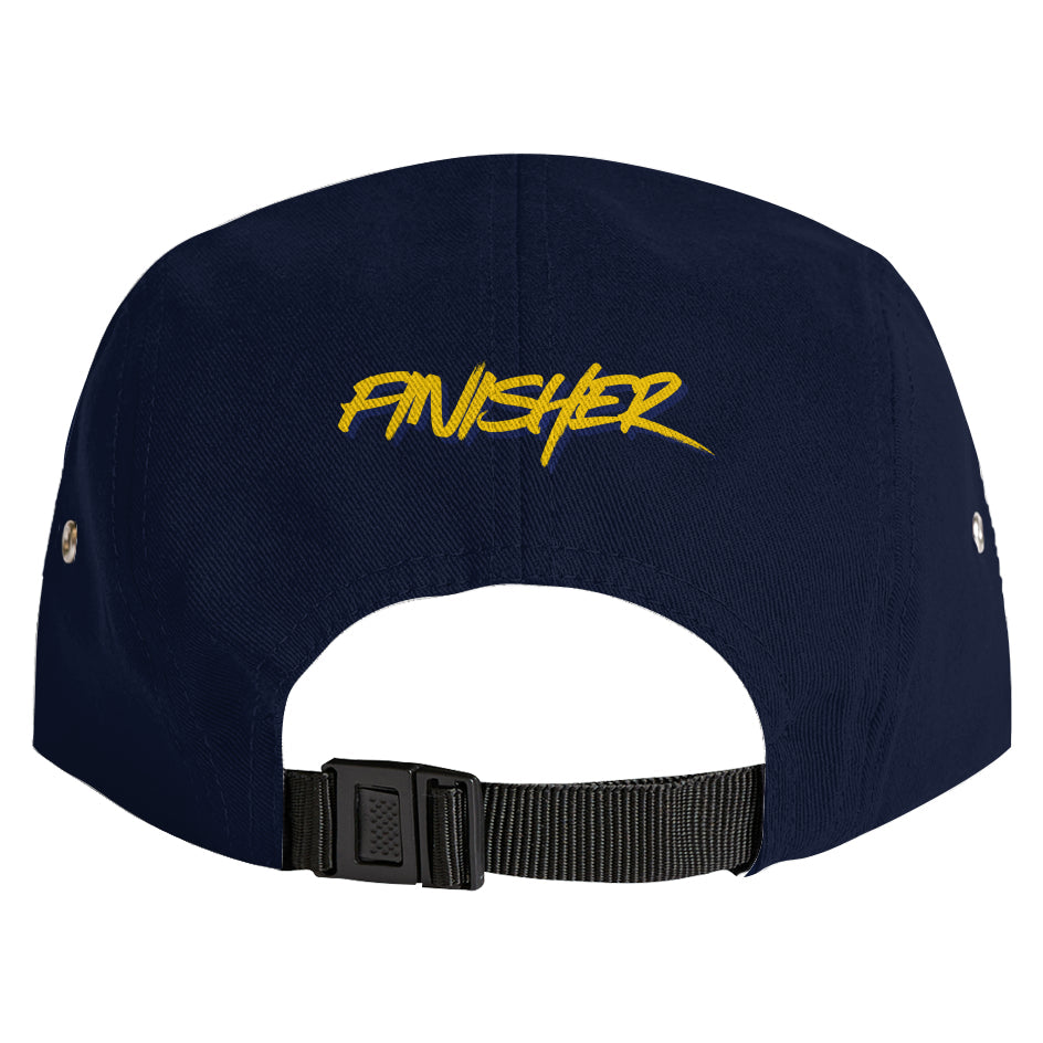 White Lake Half Finn Five Panel Finisher Cap