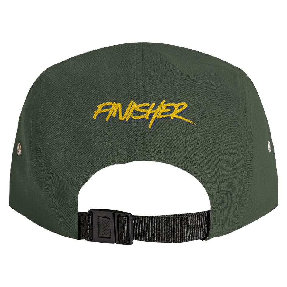 White Lake Half Finn Five Panel Finisher Cap