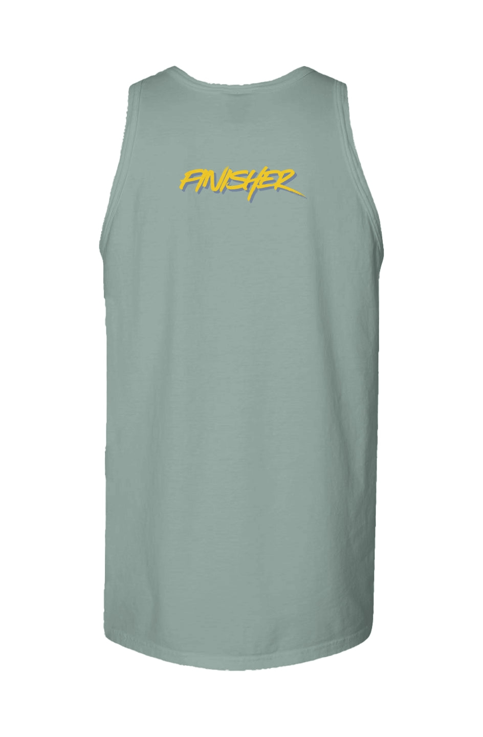 White Lake Half Garment Dyed Unisex Finisher Tank