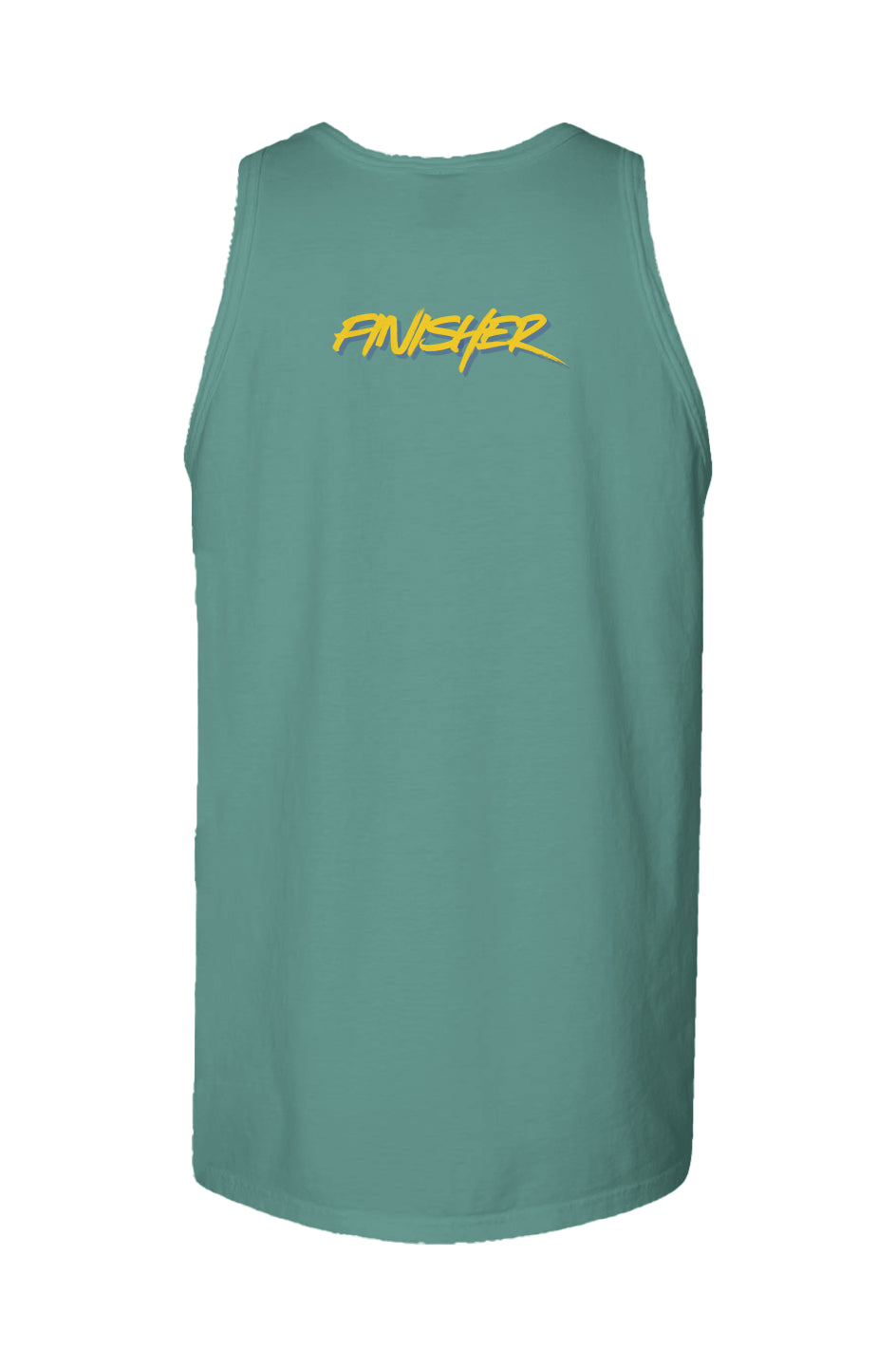 White Lake Half Garment Dyed Unisex Finisher Tank