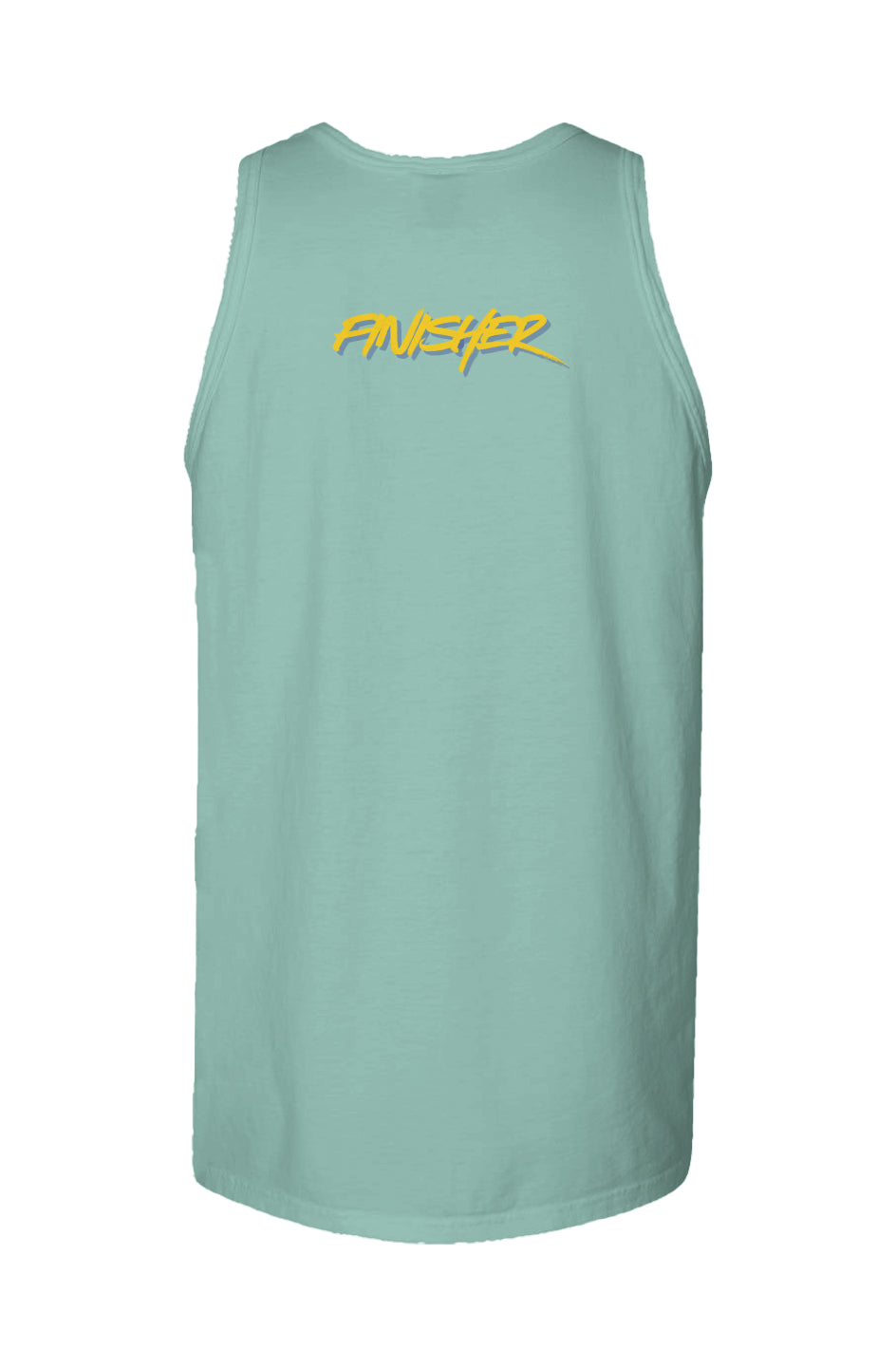 White Lake Half Garment Dyed Unisex Finisher Tank