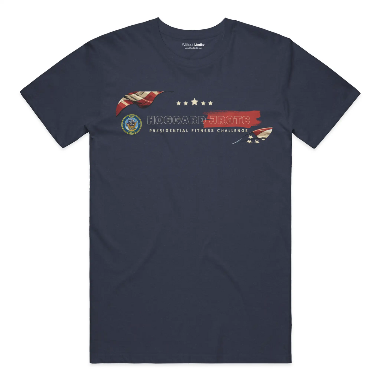 Hoggard Navy JROTC Presidential Fitness Challenge Triblend Tee