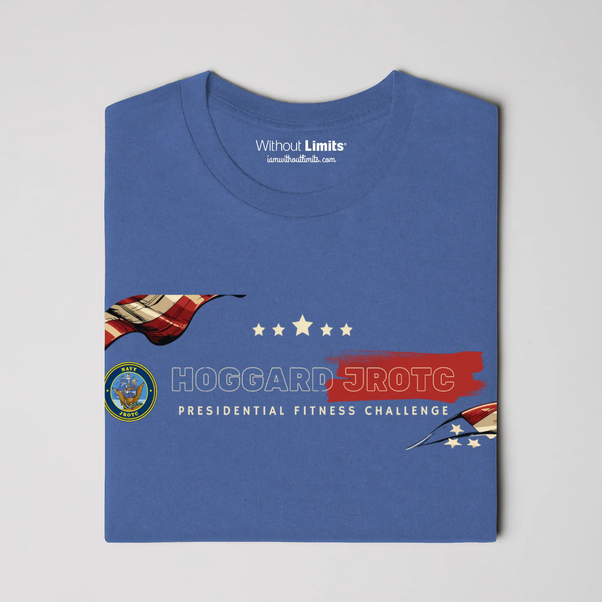Hoggard Navy JROTC Presidential Fitness Challenge Triblend Tee