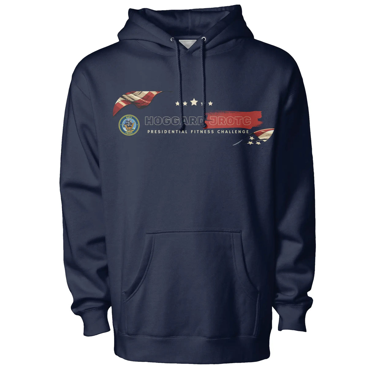 Hoggard Navy JROTC Presidential Fitness Challenge Pullover Hoodie