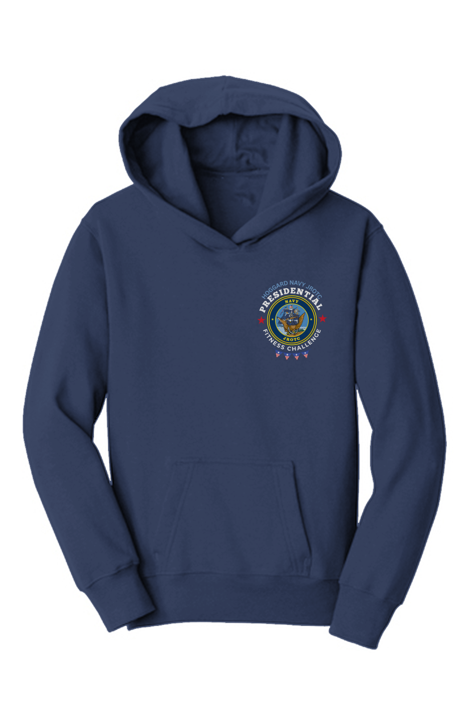 Hoggard Navy JROTC Presidential Fitness Challenge Pullover Hoodie