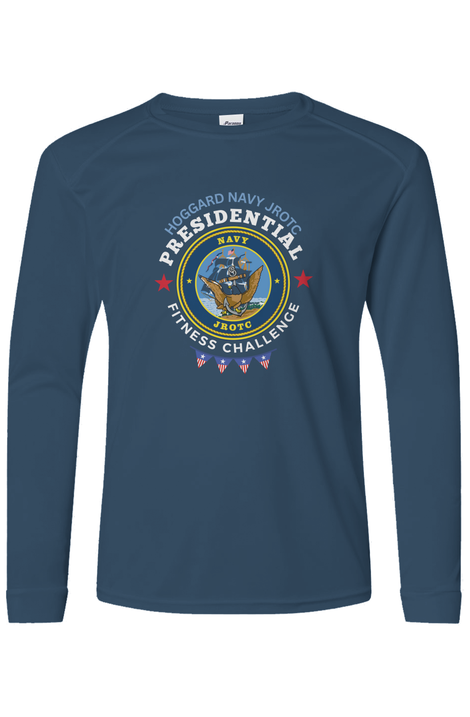Hoggard Navy JROTC Presidential Fitness Challenge L/S Performance Tee w/ UPF 50+