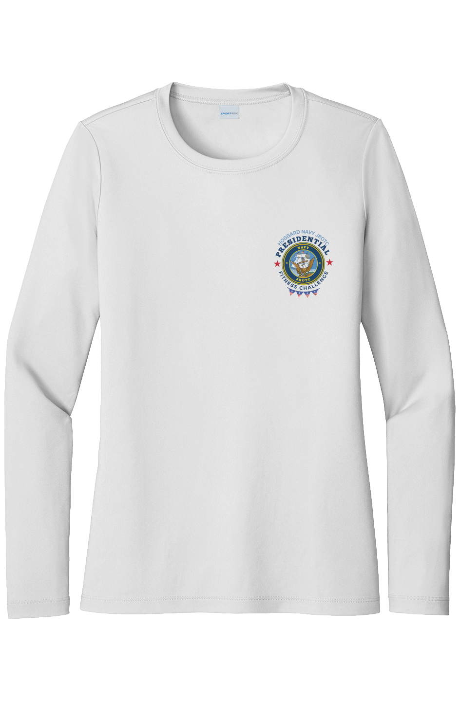 Hoggard Navy JROTC Presidential Fitness Challenge L/S Performance Tee w/ UPF 50+