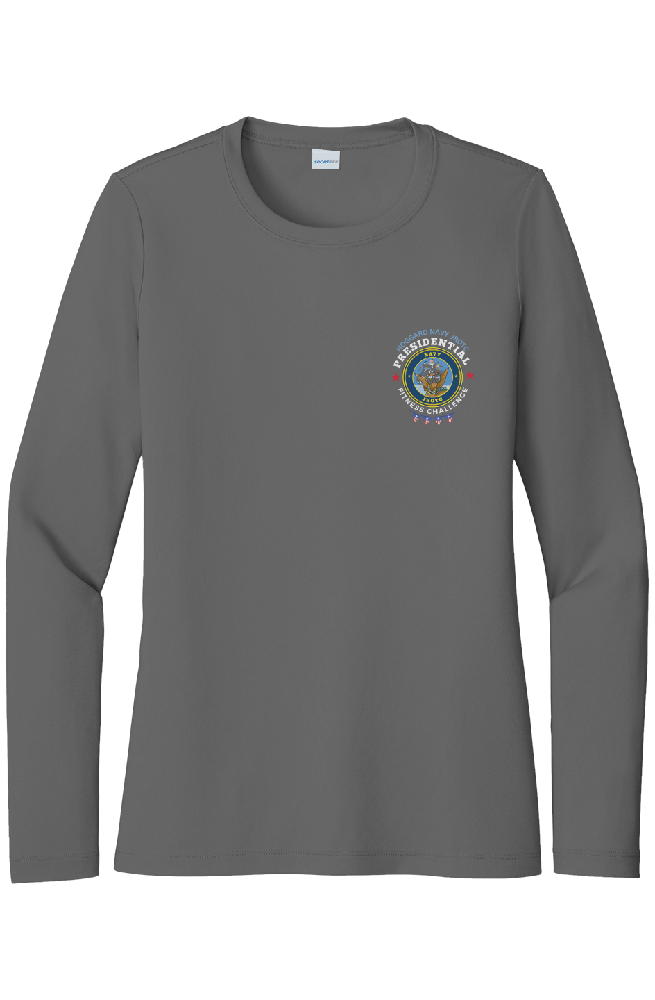 Hoggard Navy JROTC Presidential Fitness Challenge L/S Performance Tee w/ UPF 50+