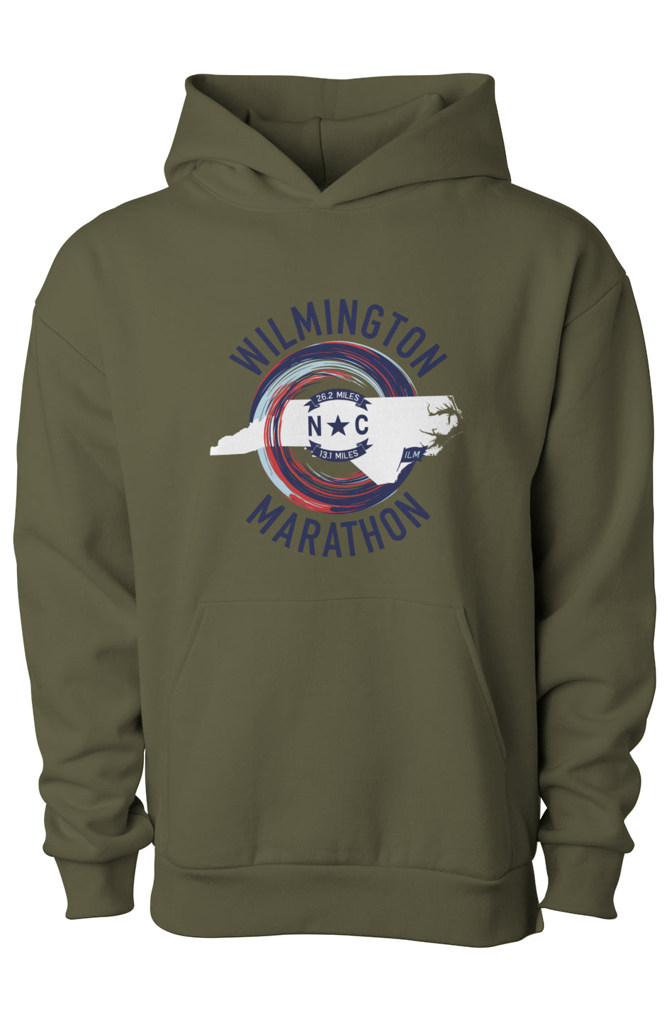 Wilmington Marathon Pullover Hooded Sweatshirt