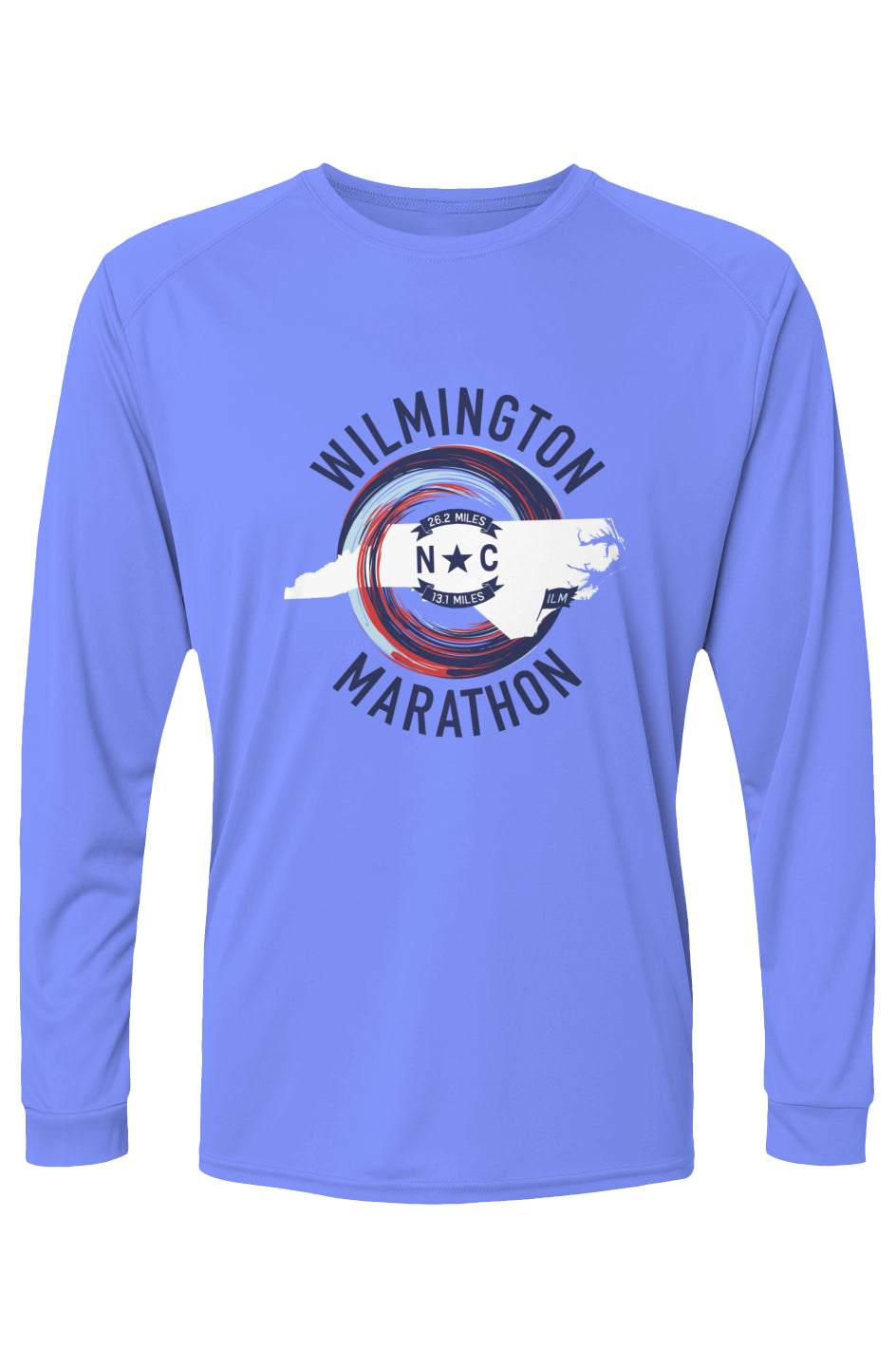 Wilmington Marathon Islander L/S Performance Tee w/ UPF 50+