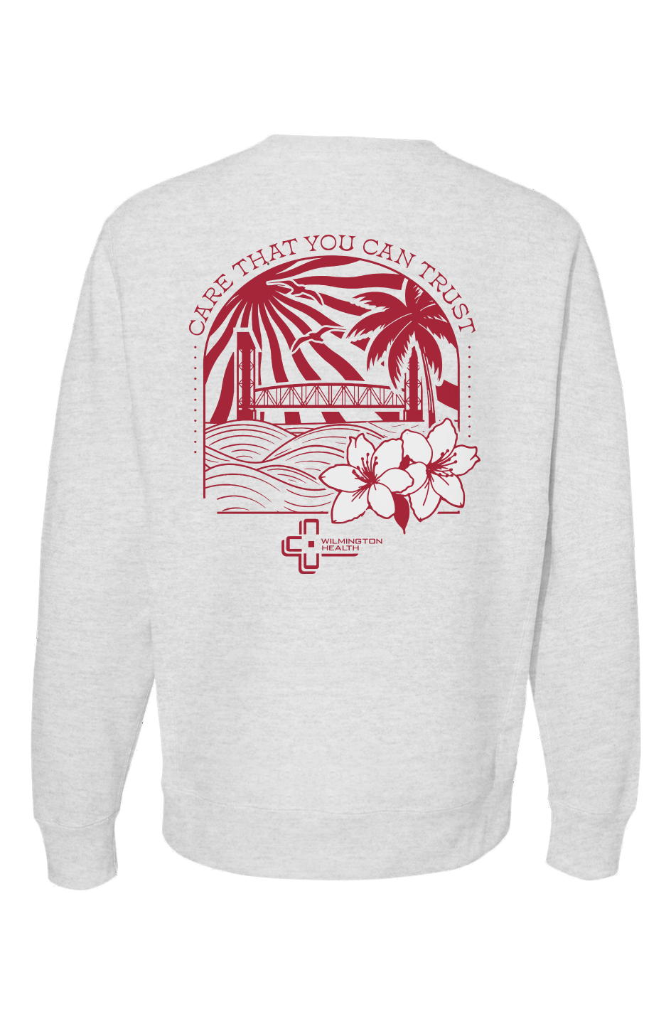 Wilmington Health Coastal Designs Premium Heavyweight Crewneck (Imprint)