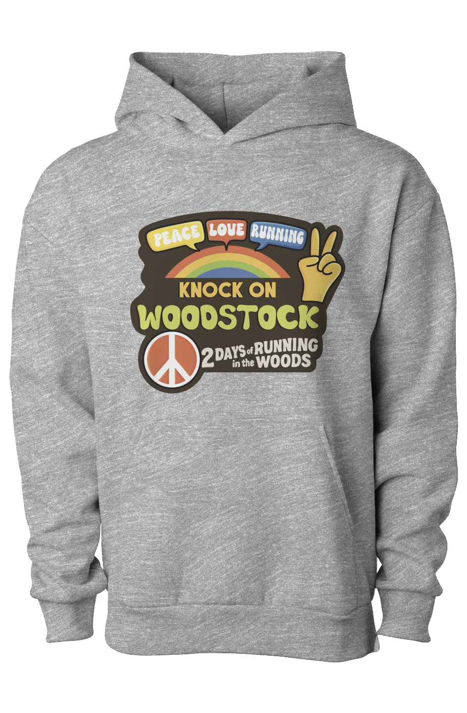 Knock on Woodstock Pullover Hooded Sweatshirt