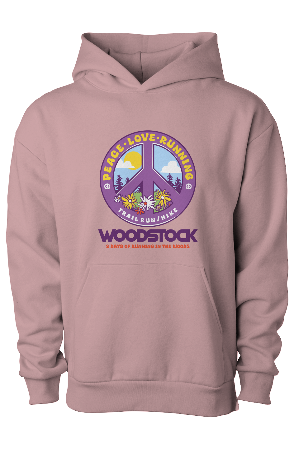 Knock on Woodstock Pullover Hooded Sweatshirt