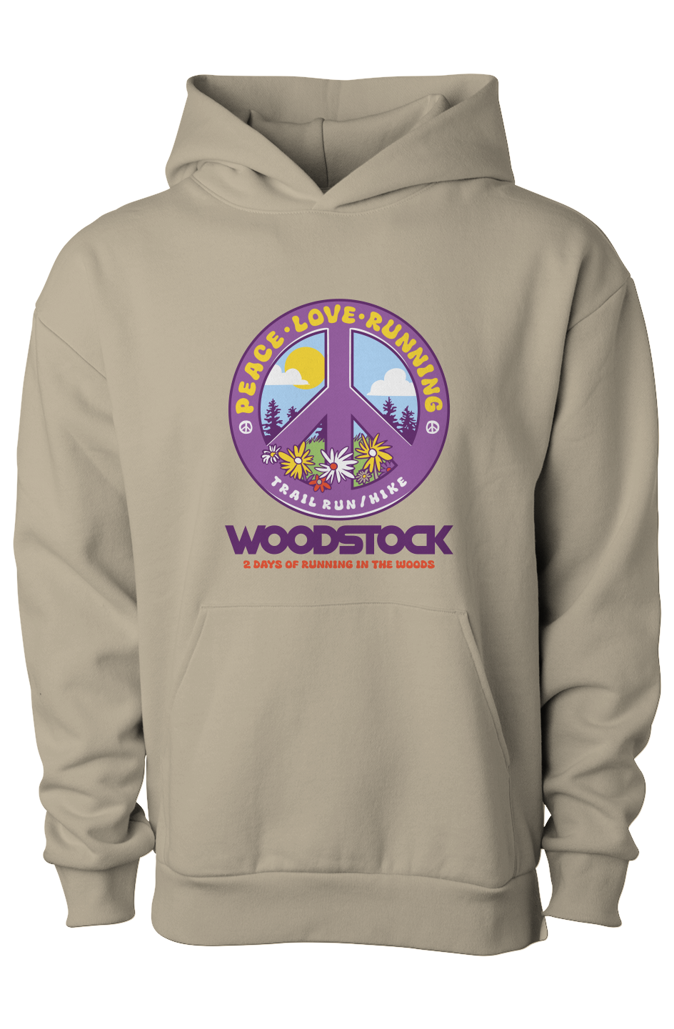 Knock on Woodstock Pullover Hooded Sweatshirt