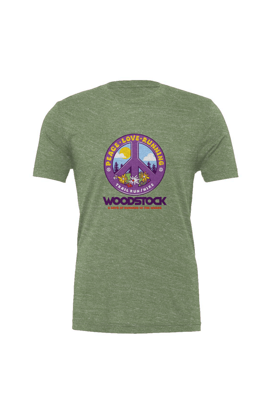 Knock on Woodstock Trail Series Triblend Tee