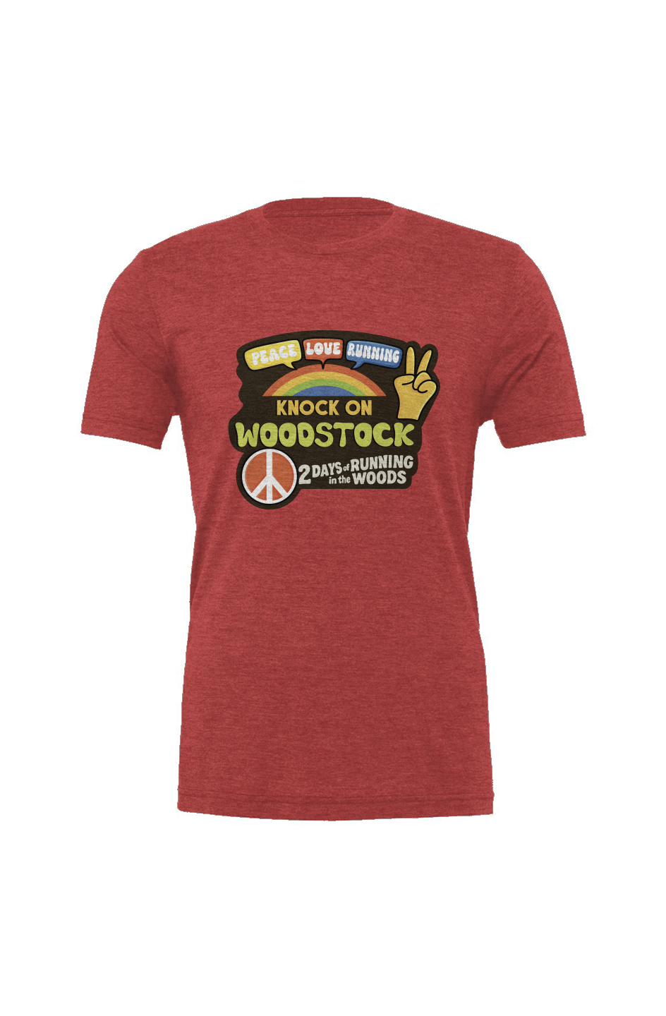Knock on Woodstock Trail Series Triblend Tee