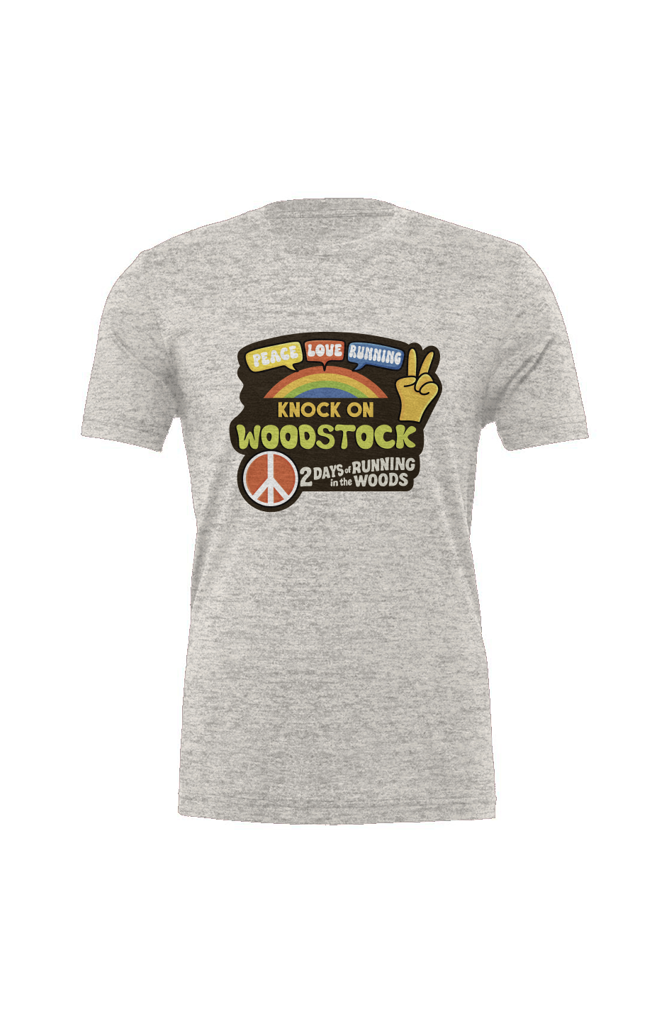 Knock on Woodstock Trail Series Triblend Tee