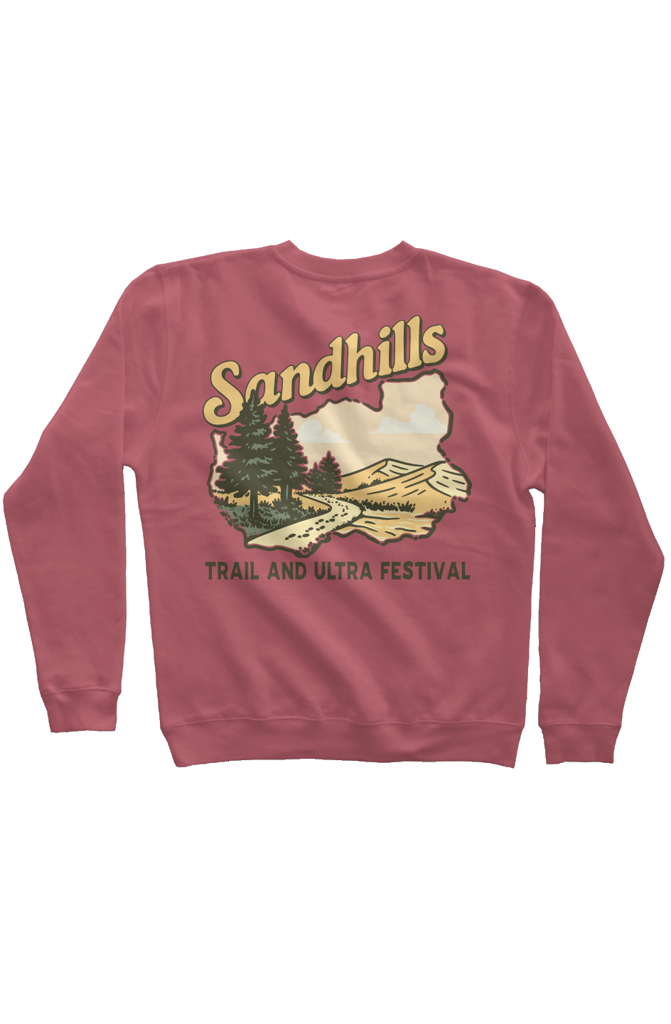 Sandhills Trail & Ultra Festival Pigment Dyed Crew Neck