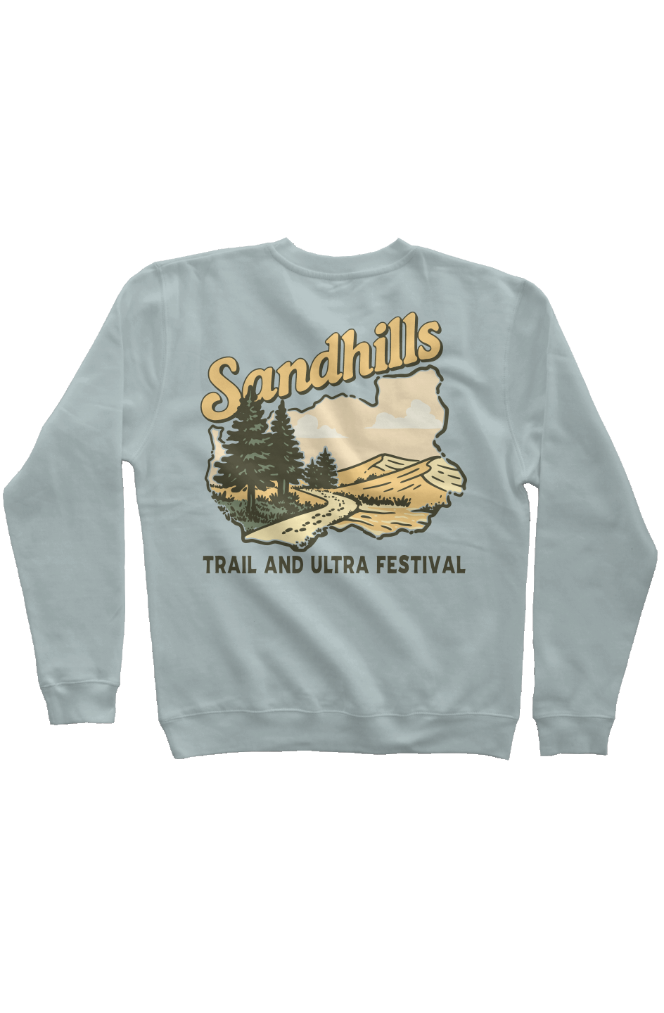 Sandhills Trail & Ultra Festival Pigment Dyed Crew Neck
