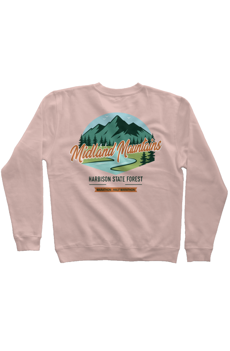 Midland Mountains Trail Series Pigment Dyed Crew Neck