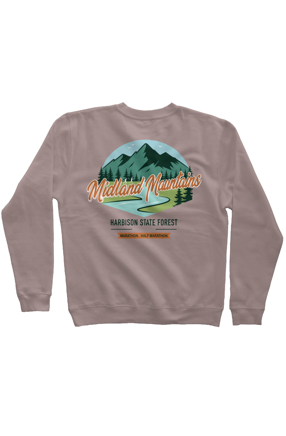 Midland Mountains Trail Series Pigment Dyed Crew Neck