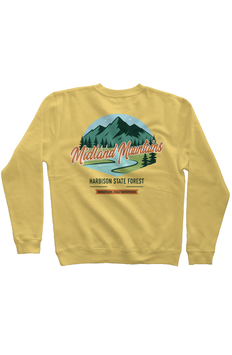 Midland Mountains Trail Series Pigment Dyed Crew Neck