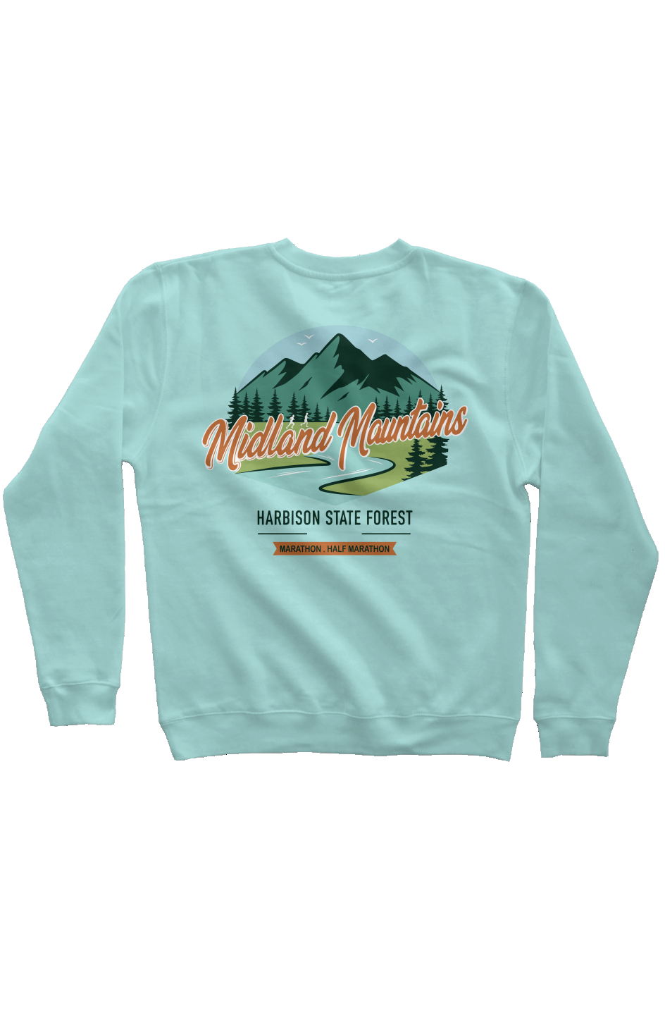 Midland Mountains Trail Series Pigment Dyed Crew Neck