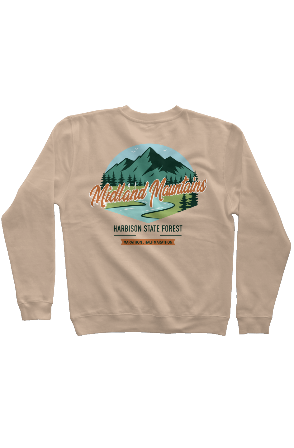Midland Mountains Trail Series Pigment Dyed Crew Neck