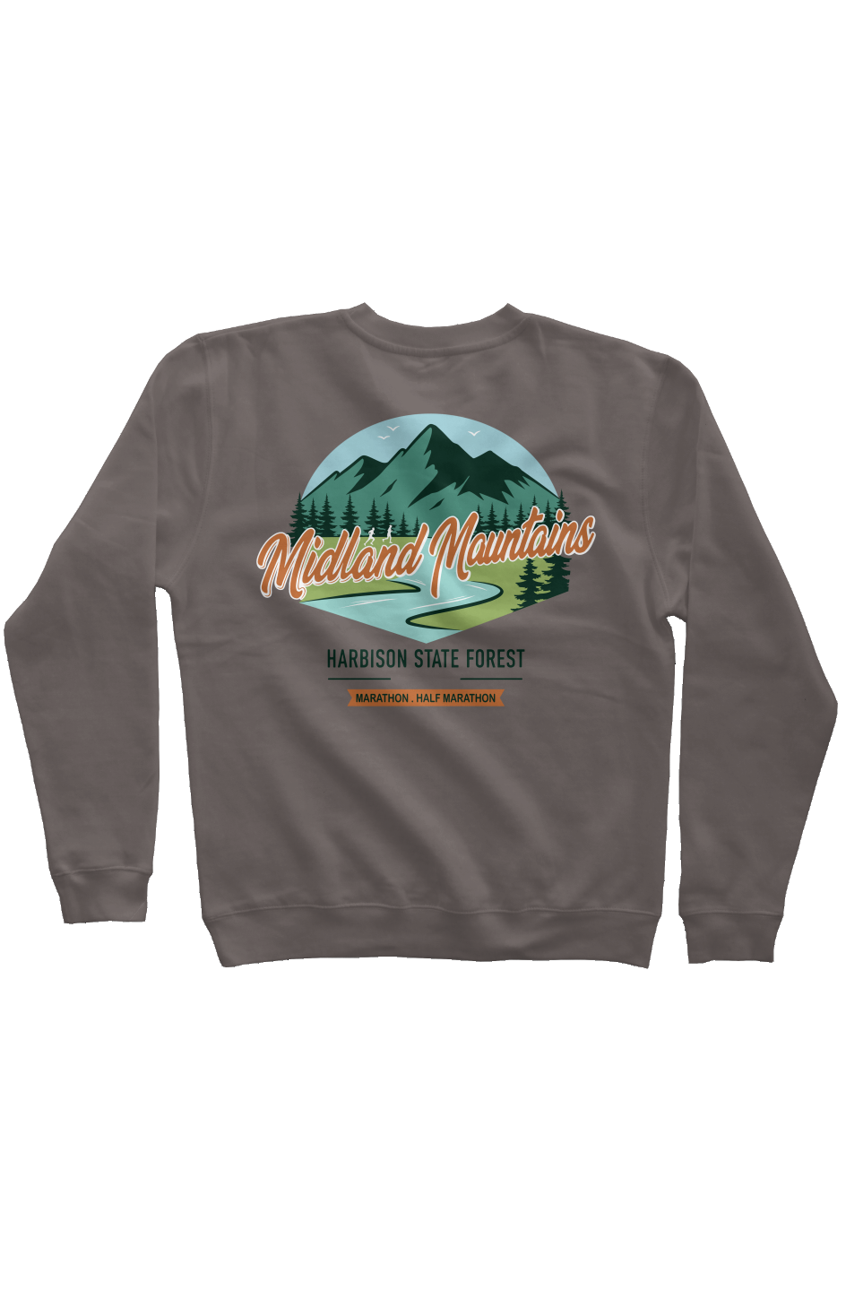 Midland Mountains Trail Series Pigment Dyed Crew Neck