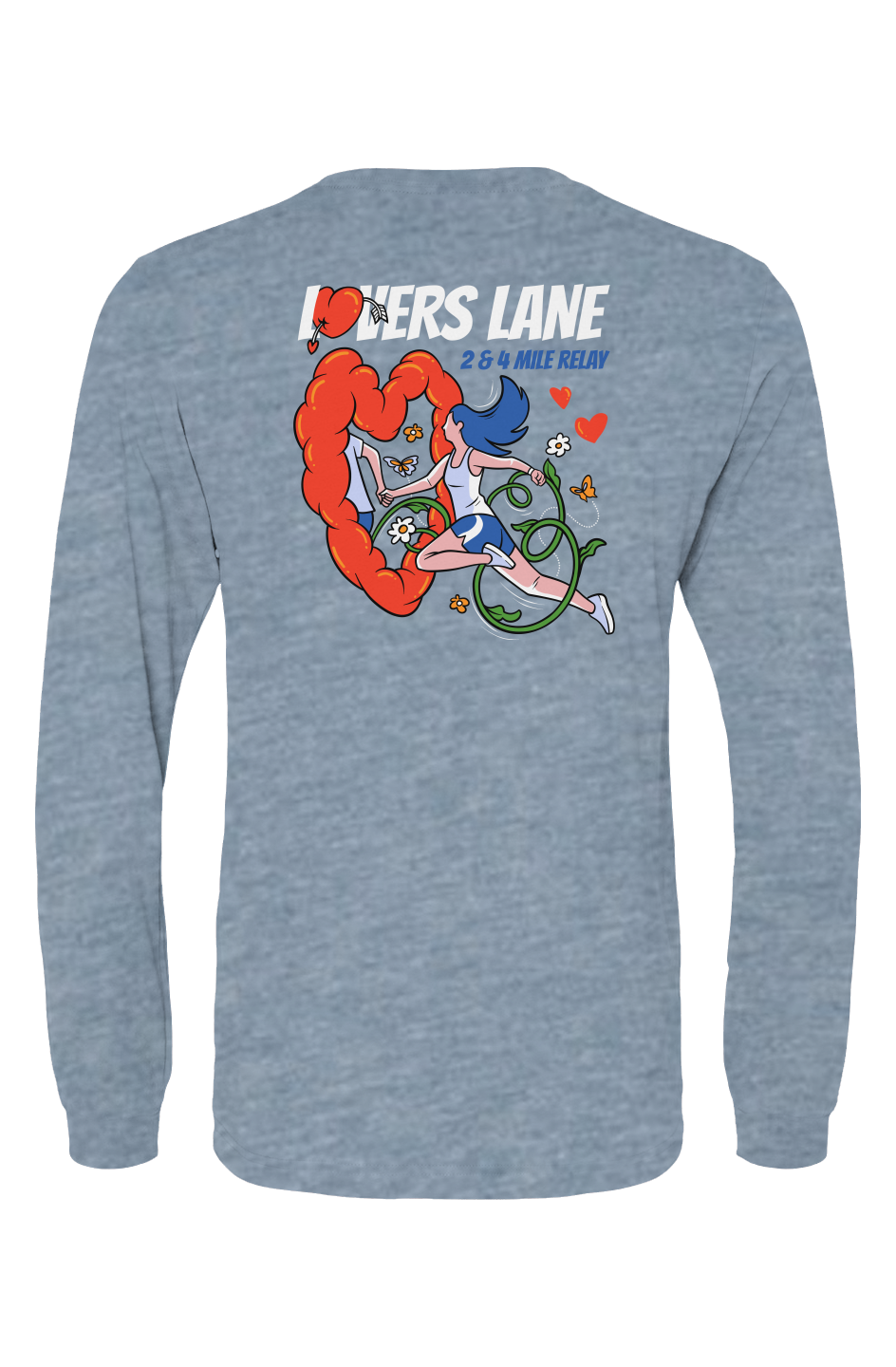 Lovers Lane 2 Mile & Relay Triblend L/S Tee