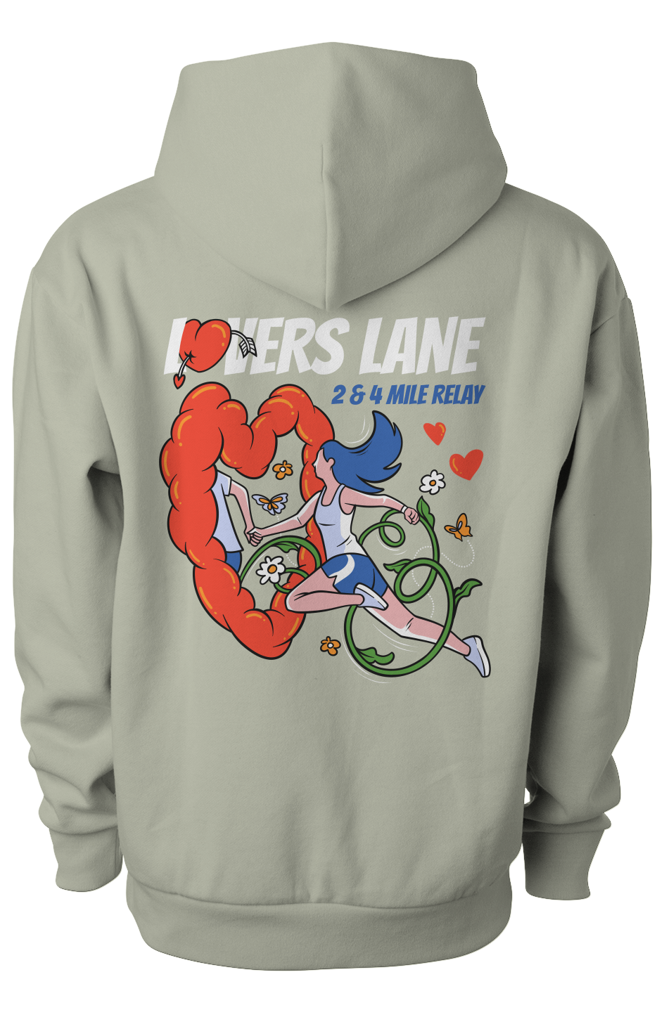 Lovers Lane 2 Mile & Relay Midweight Pullover Hoodie