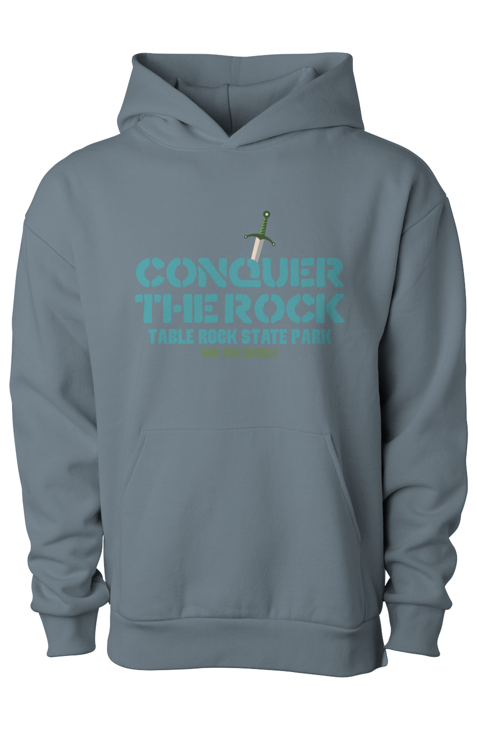 Conquer the Rock Heavyweight Pullover Hoodie