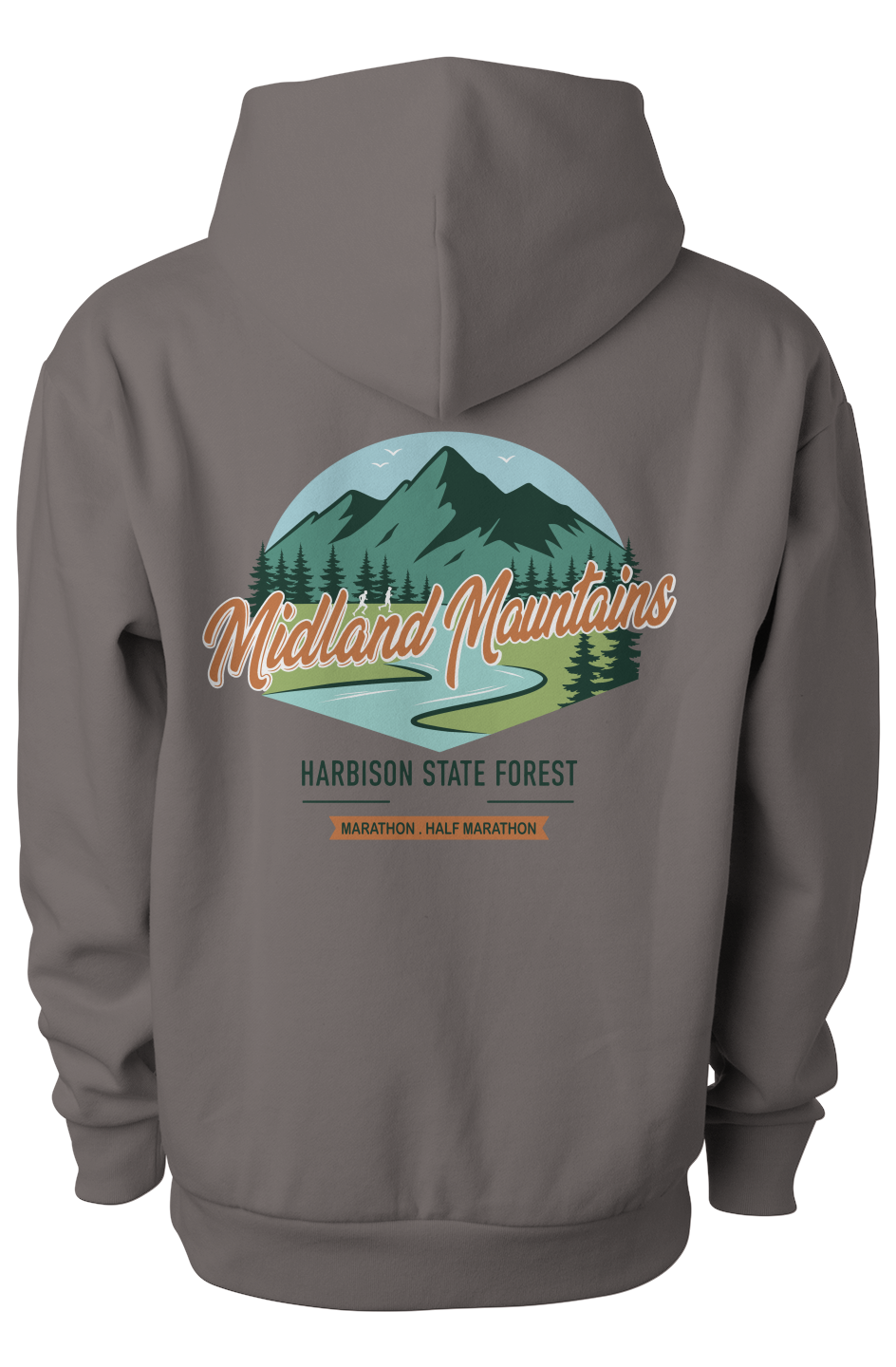 Midland Mountains Trail Series Midweight Pullover Hooded Sweatshirt