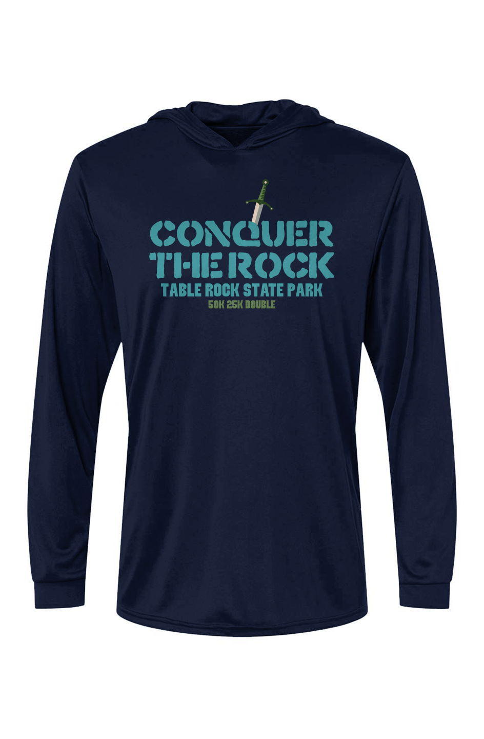 Conquer the Rock Bahama Hooded L/S Performance Tee