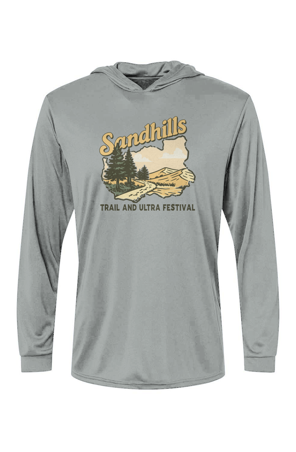 Sandhills Trail & Ultra Festival Bahama Hooded L/S Performance Tee