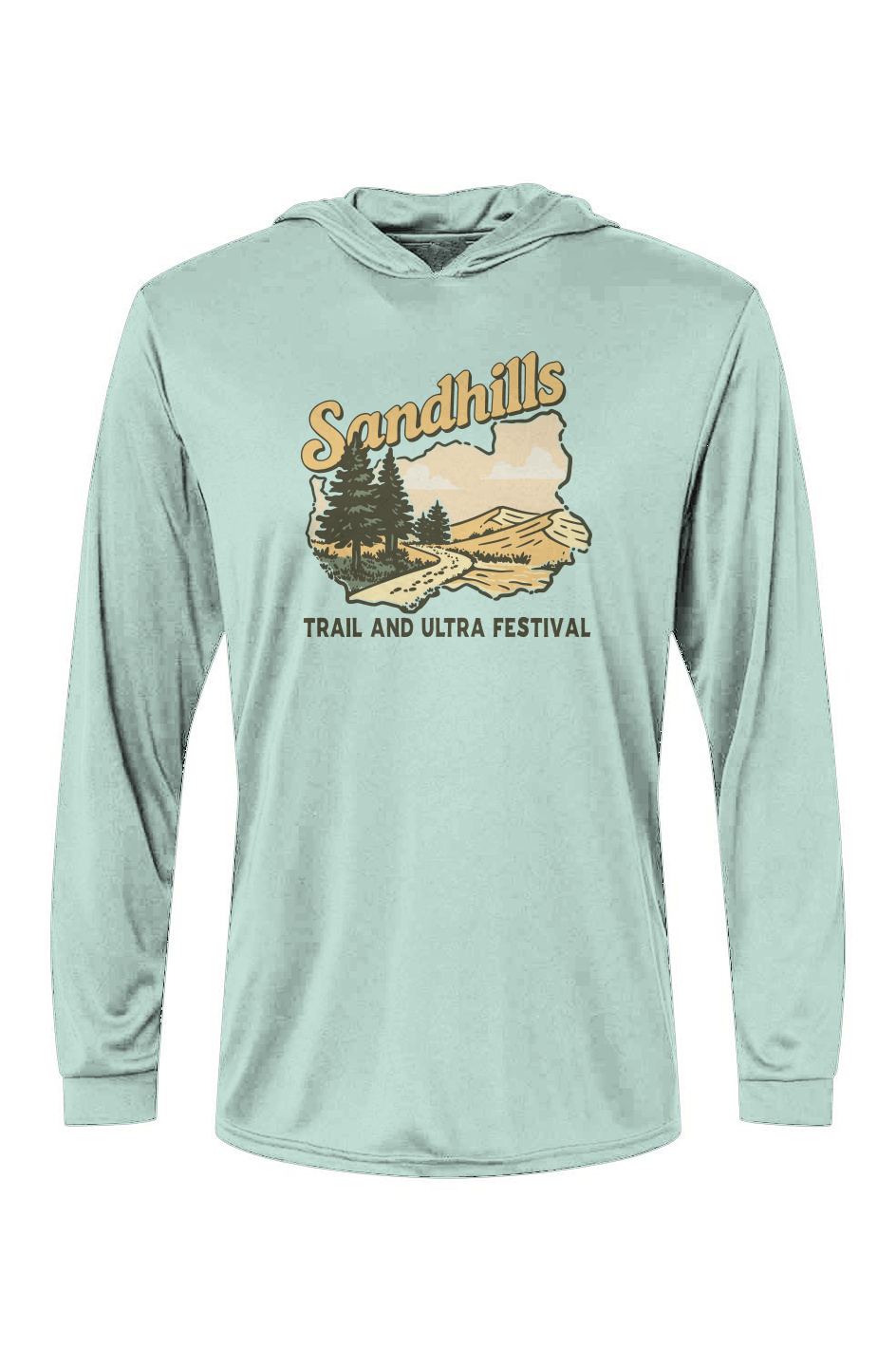 Sandhills Trail & Ultra Festival Bahama Hooded L/S Performance Tee