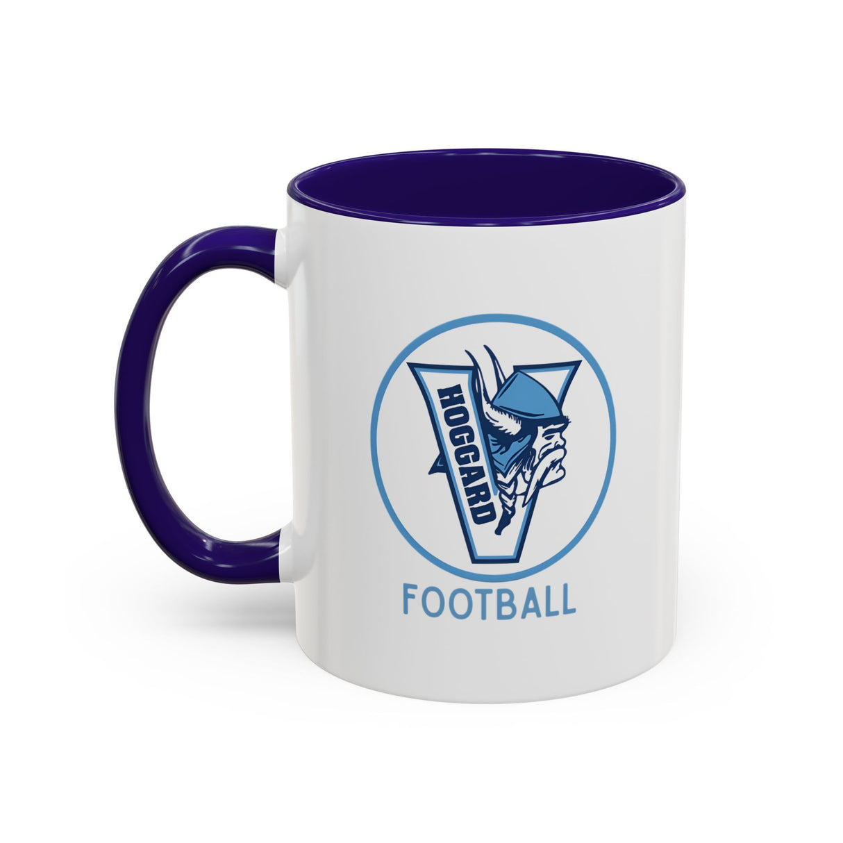 Hoggard Vikings Football Color Accent Mug — 11oz/15oz