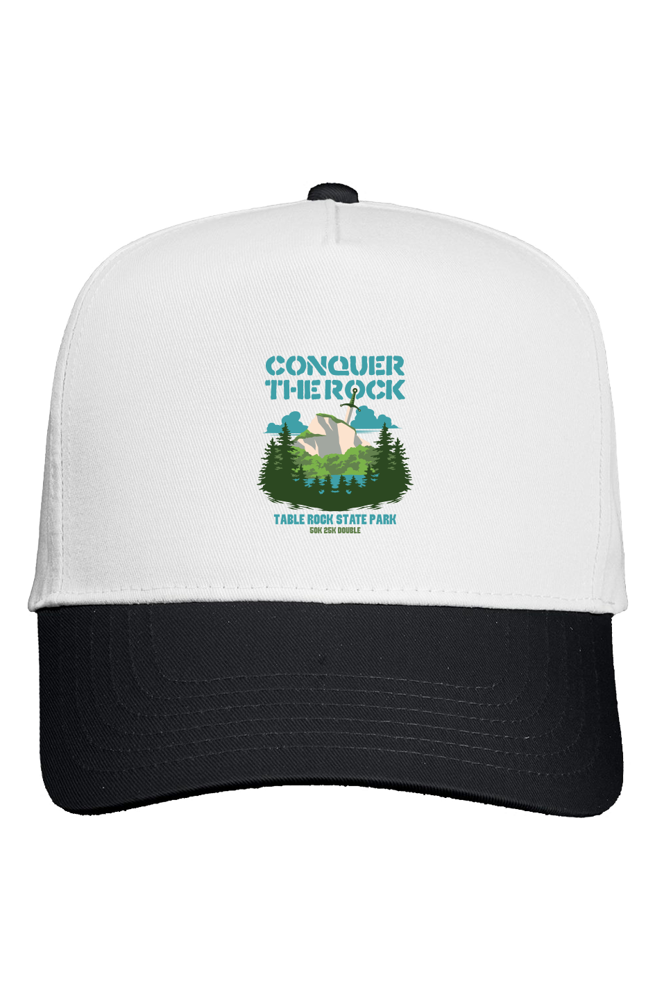 Conquer the Rock Five Panel Two Tone Cap