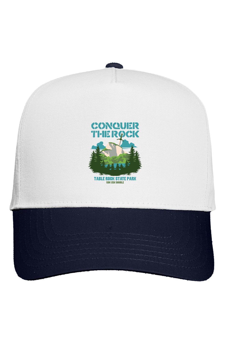 Conquer the Rock Five Panel Two Tone Cap