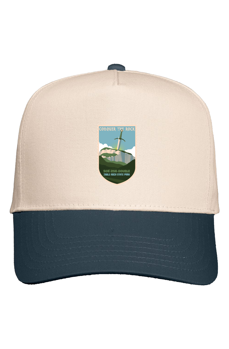 Conquer the Rock Five Panel Two Tone Cap