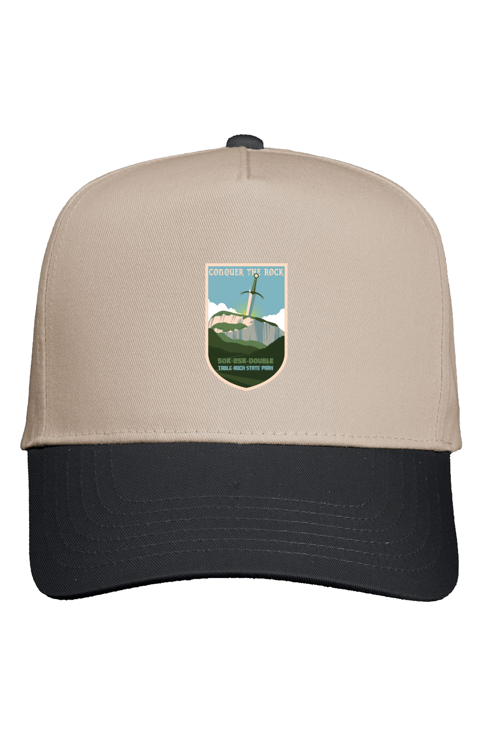 Conquer the Rock Five Panel Two Tone Cap